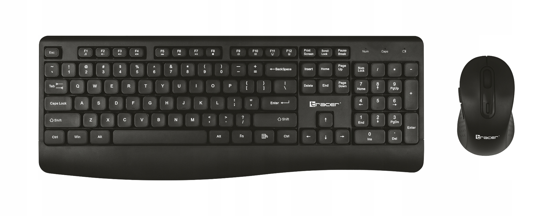 Zestaw klawiatura i mysz Tracer Bartix II Rf Nano TRAKLA47399 Bezprzewodowa