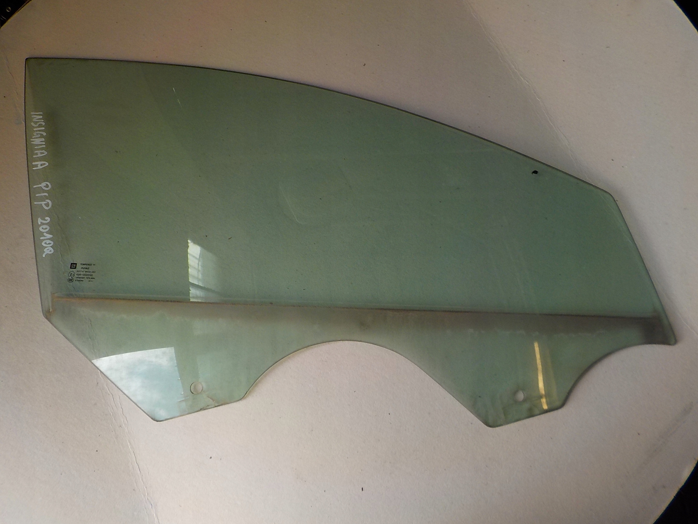 window right front opel insignia a 2010r
