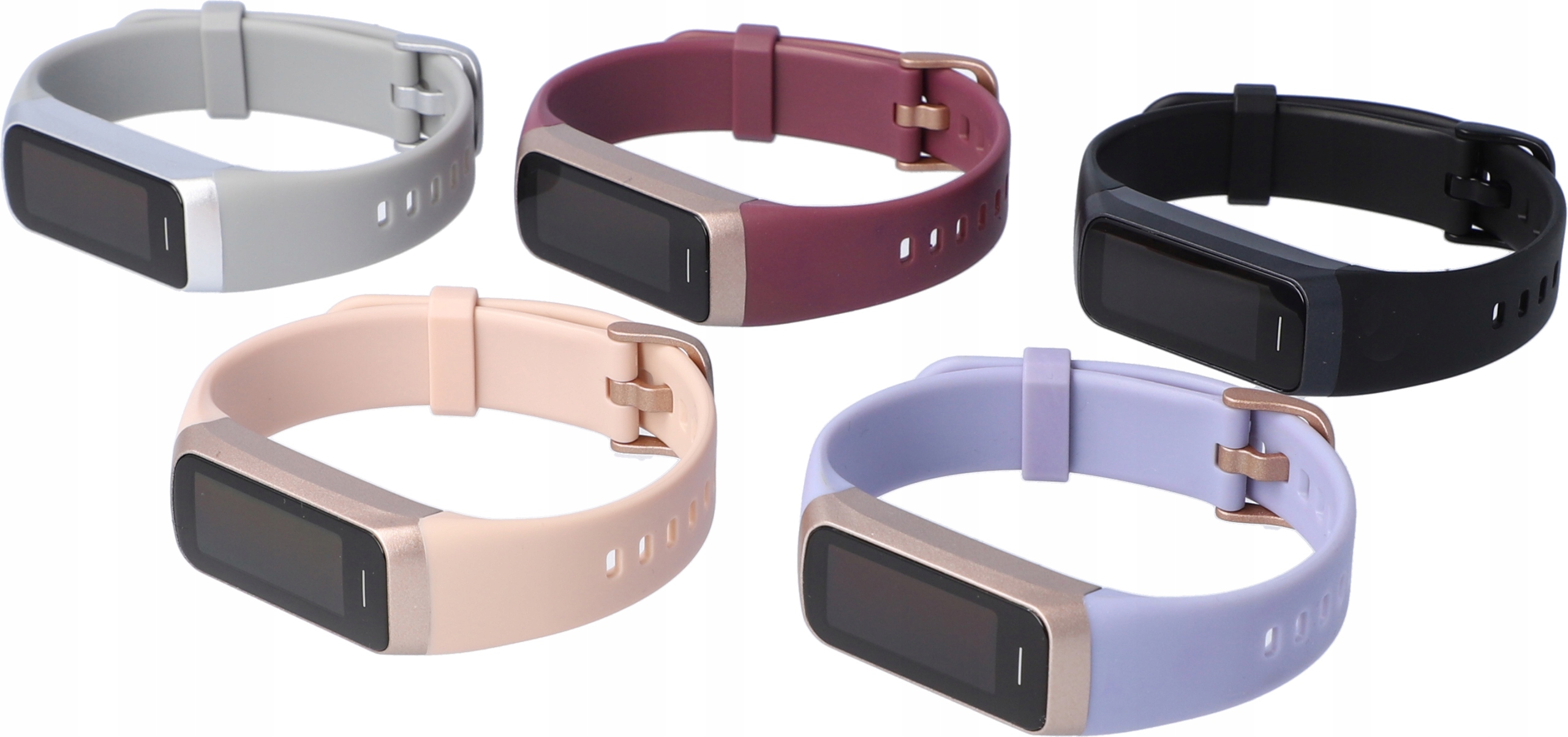 SMARTWATCH DAMSKI SMARTBAND AMOLED POLSKIE MENU OPASKA DAMSKA SUPER JAKOŚĆ Materiał paska guma