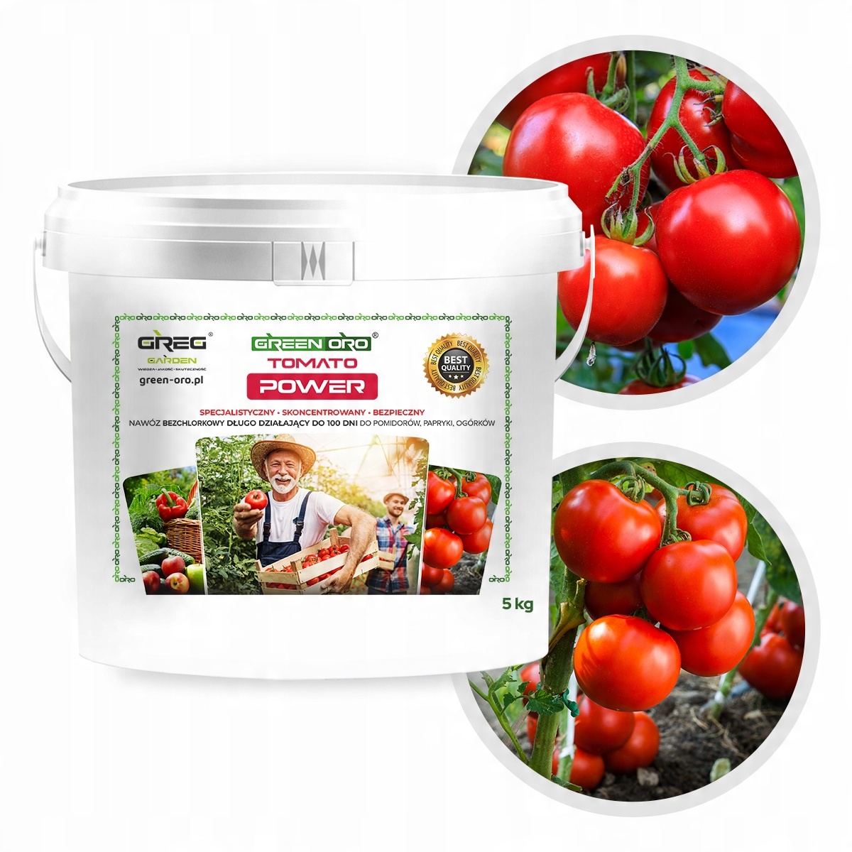 

Nawóz Do Pomidorów papryki szklarni 5kg Green Oro
