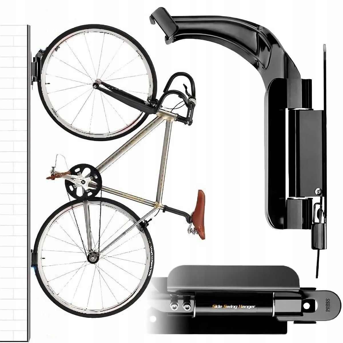 Wieszak Do Roweru Na Ścianę Przesuwany Ibera ST17