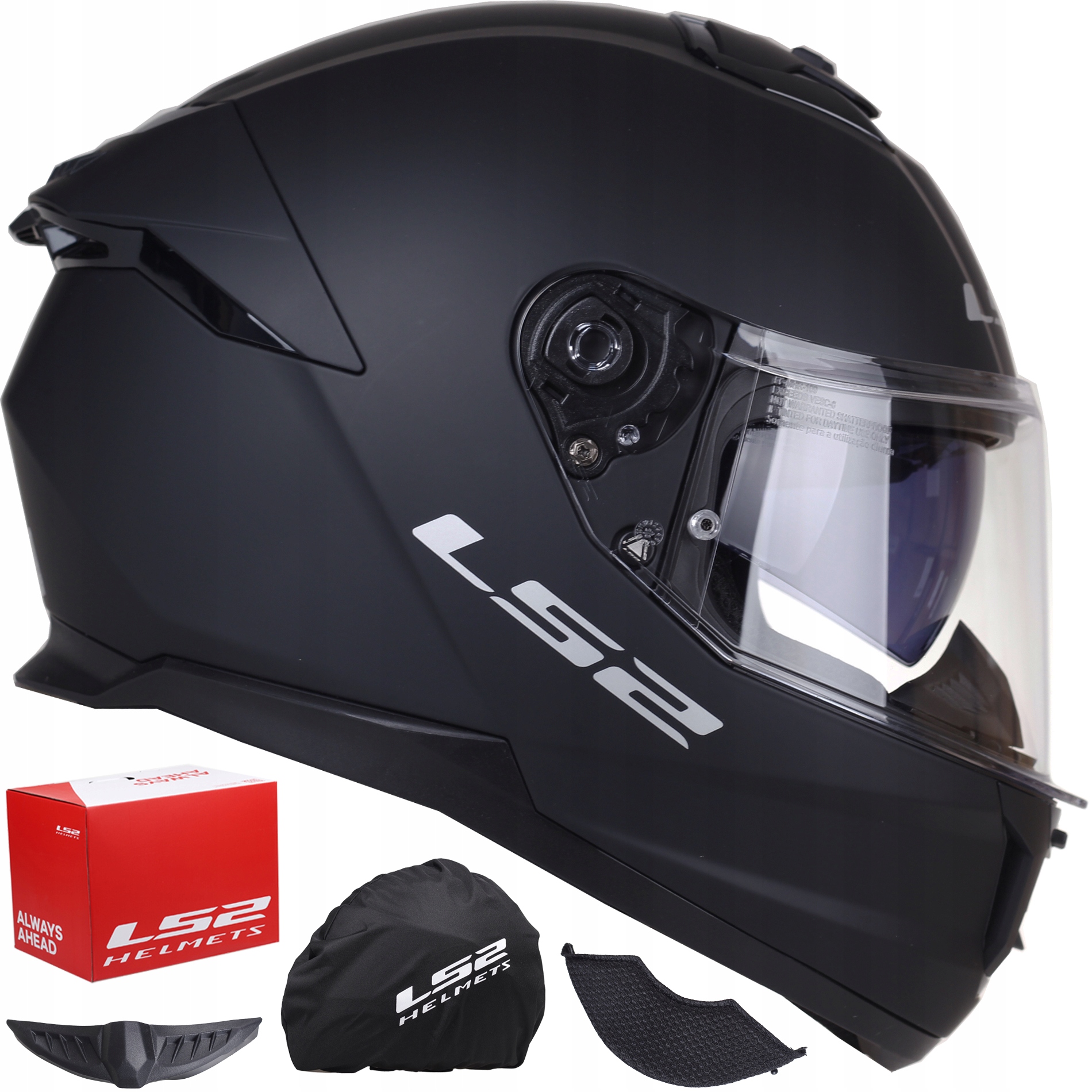 LS2 FF808 STREAM II KASK MOTOCYKLOWY mat ECE 22.06