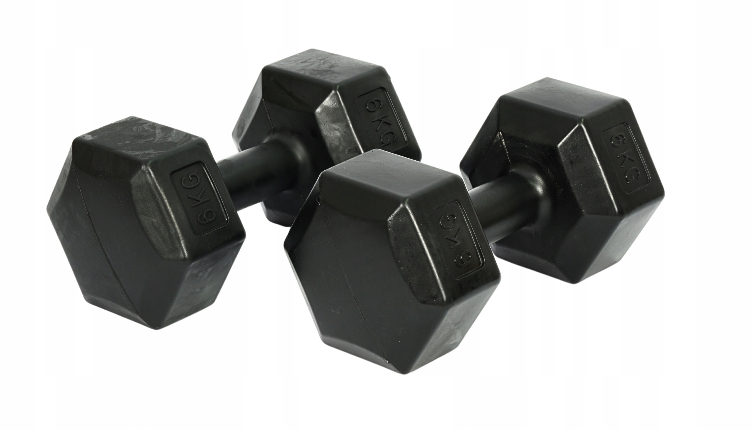 Zestaw hantli 2x6 kg hantle hantelki obciążniki zestaw 12 kg Forfitter