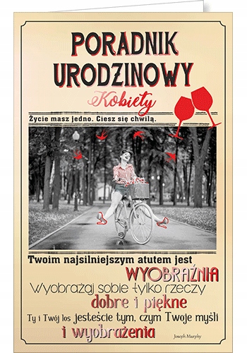 

Kartka urodzinowa dla kobiety koleżanki żony U43