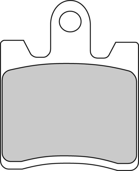 Brzdová kocka kpl. FDB2085ST Ferodo sinter-ST