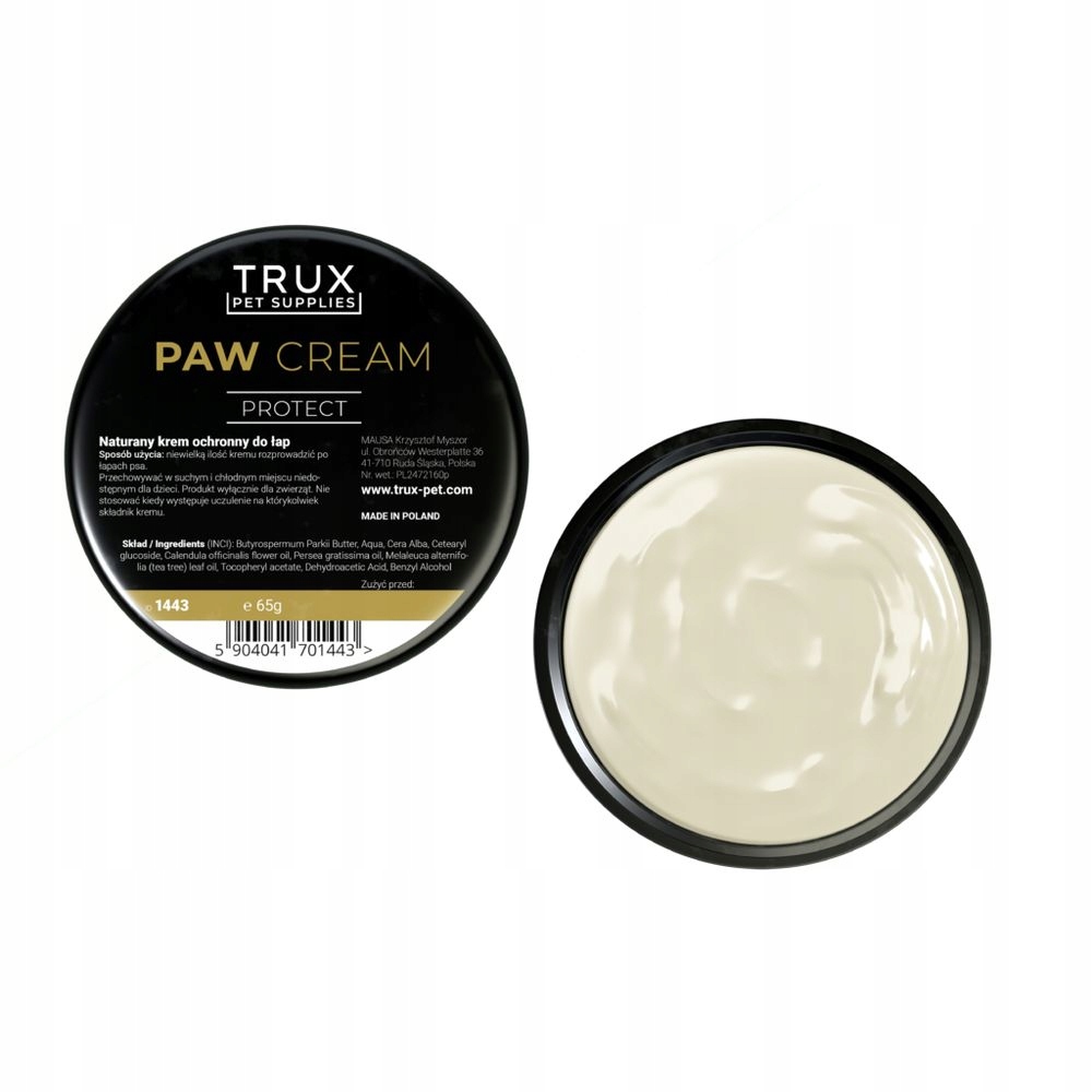 

Trux Paw Cream Protect 65g Krem Ochronny Do Łap
