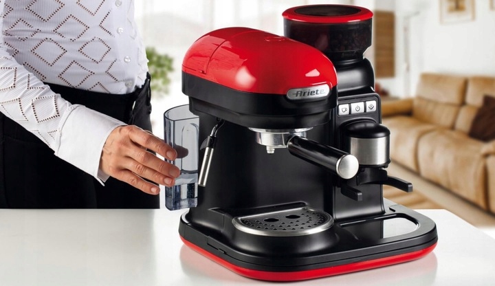 EKSPRES CIŚNIENIOWY KOLBOWY Ariete 1080 W czerwony Rodzaj ekspresu kolbowy