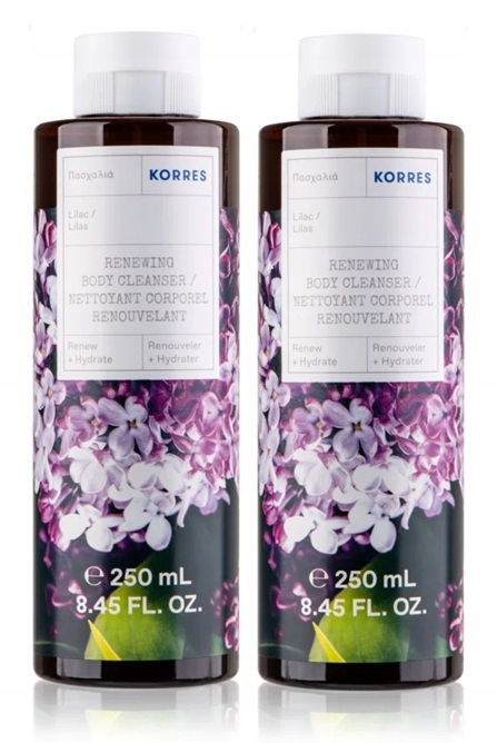 Korres sprchový gel Lilac 250 ml x 2 ks
