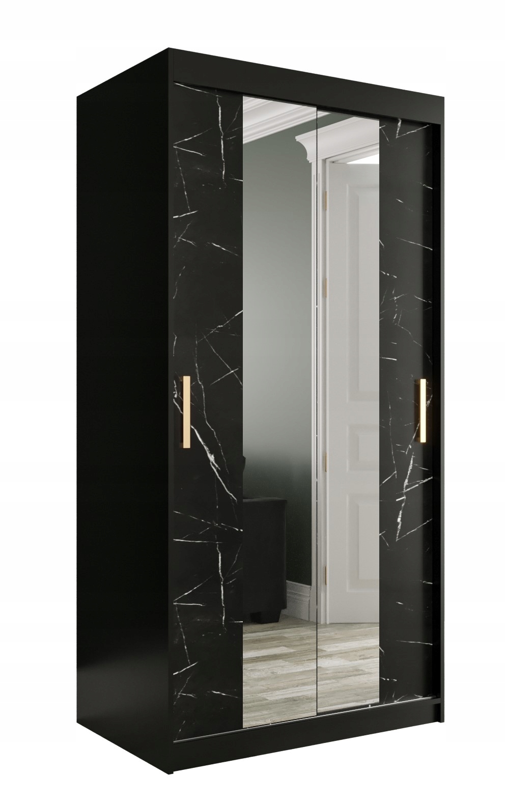 

Szafa przesuwna Marmur T1 100 styl Glamour