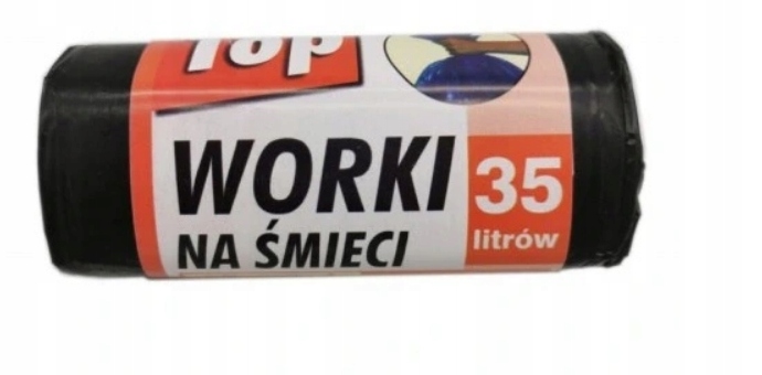 

Top Worki na śmieci czarne 35L 35l 15 szt.