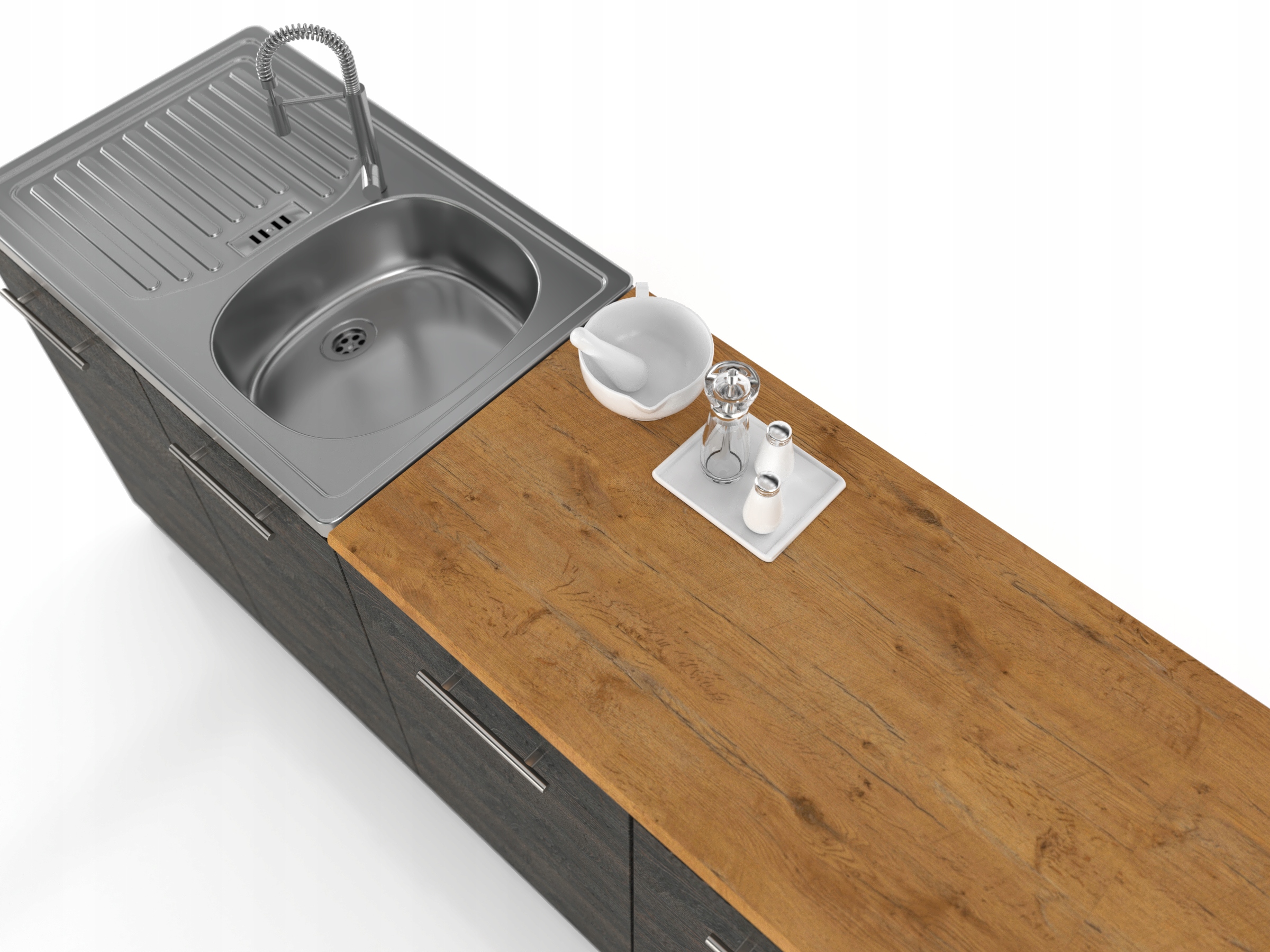 BLAT KUCHENNY PŁYTA LAMINOWANA TOP DO KUCHNI DĄB LANCELOT 100CM