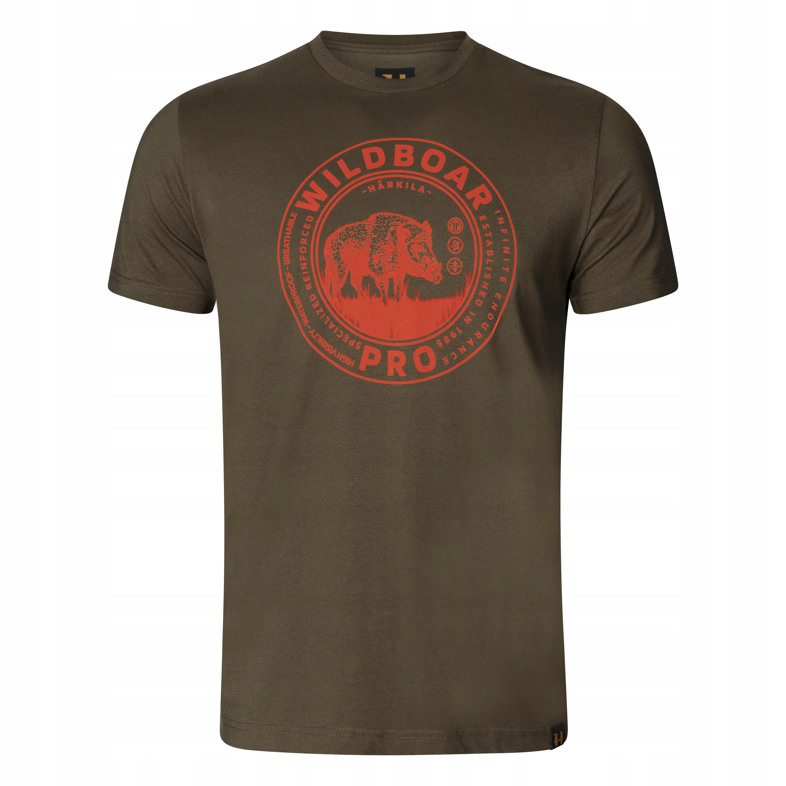 Koszulka t-shirt Härkila Wildboar willow green 5XL