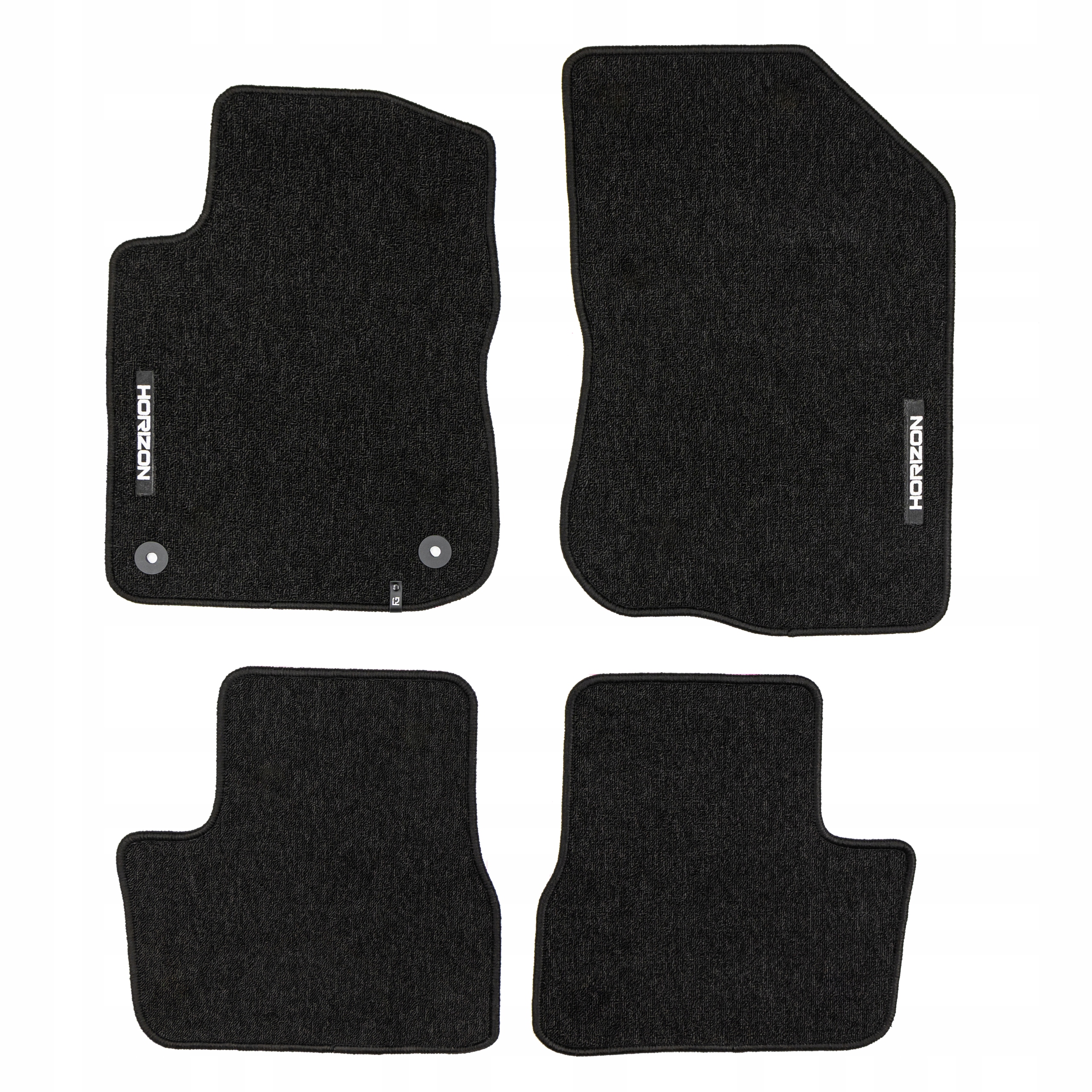 Velurové koberce Horizon pro Peugeot 2008 I 13-2019/Peugeot 208 I 12-2019