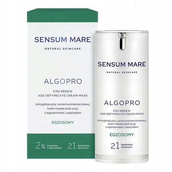 Sensum Mare Algopro Exosomy, protivrásková krémová maska proti stárnutí