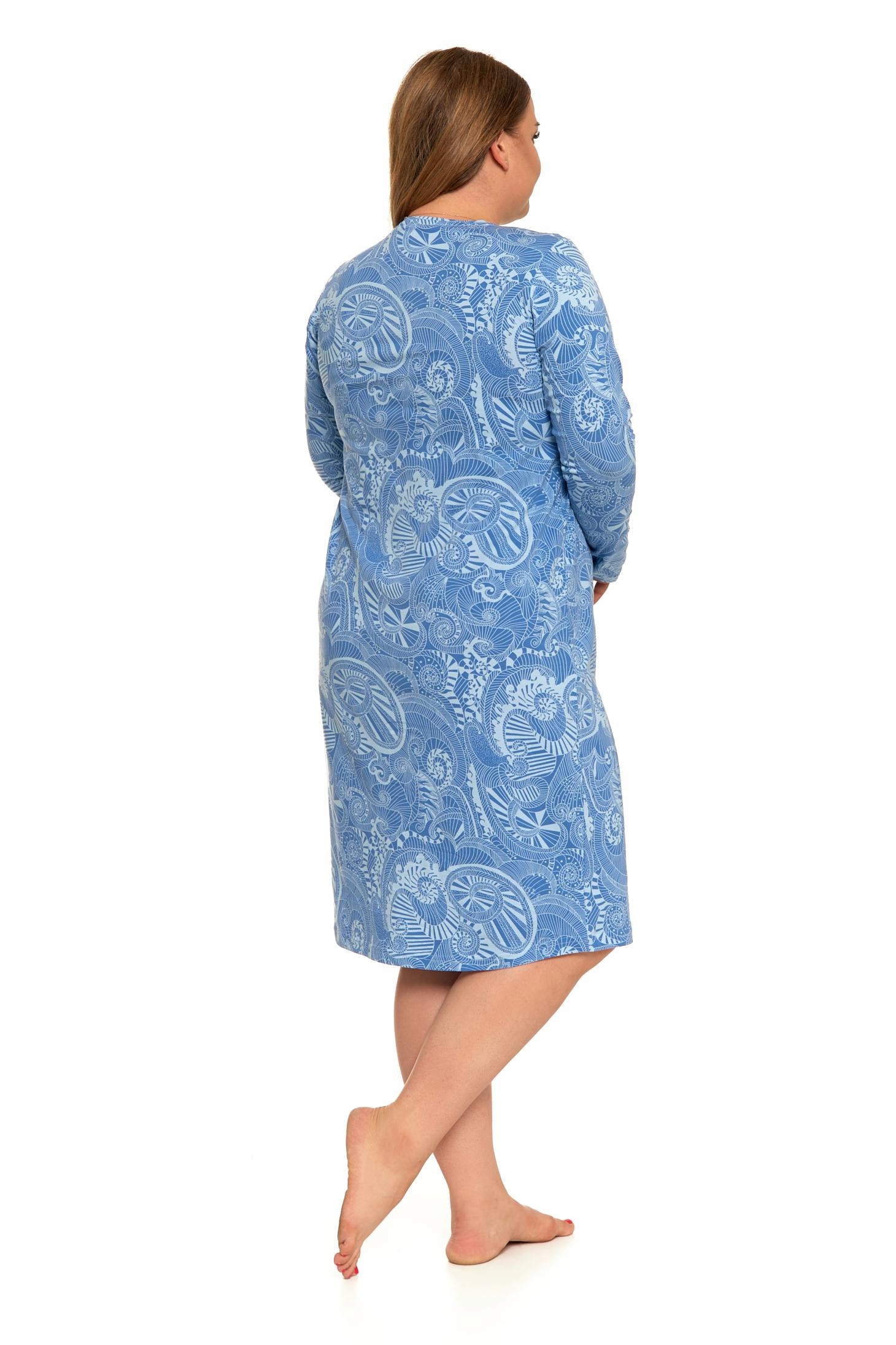 Koszula Nocna Damska długi rękaw Bawełna MORAJ 2XL Rozmiar XXL