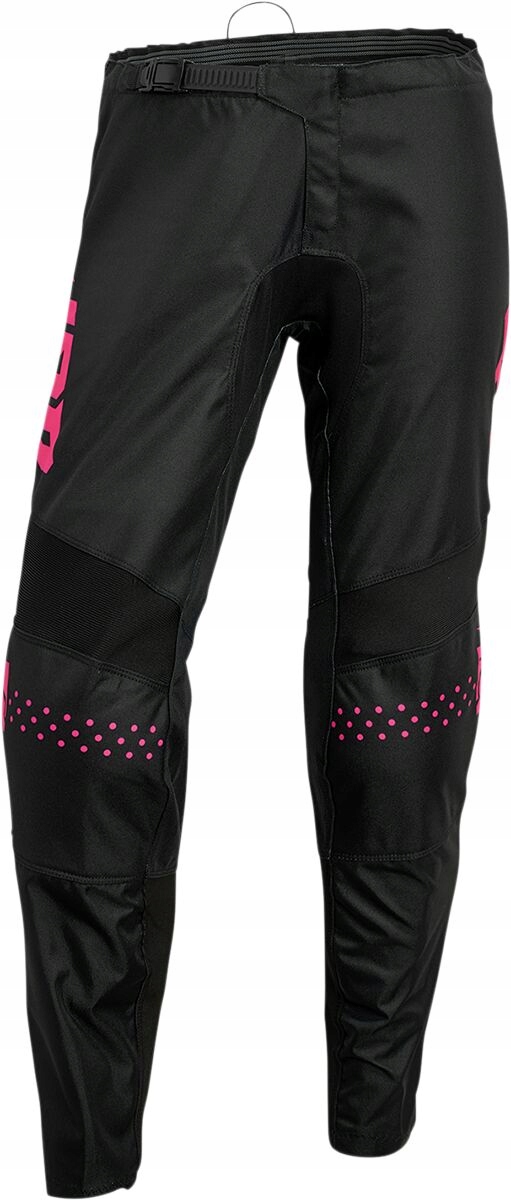 Dámske Nohavice Na Crossa Thor Sector Minimal Black/pink Veľ. 11/12