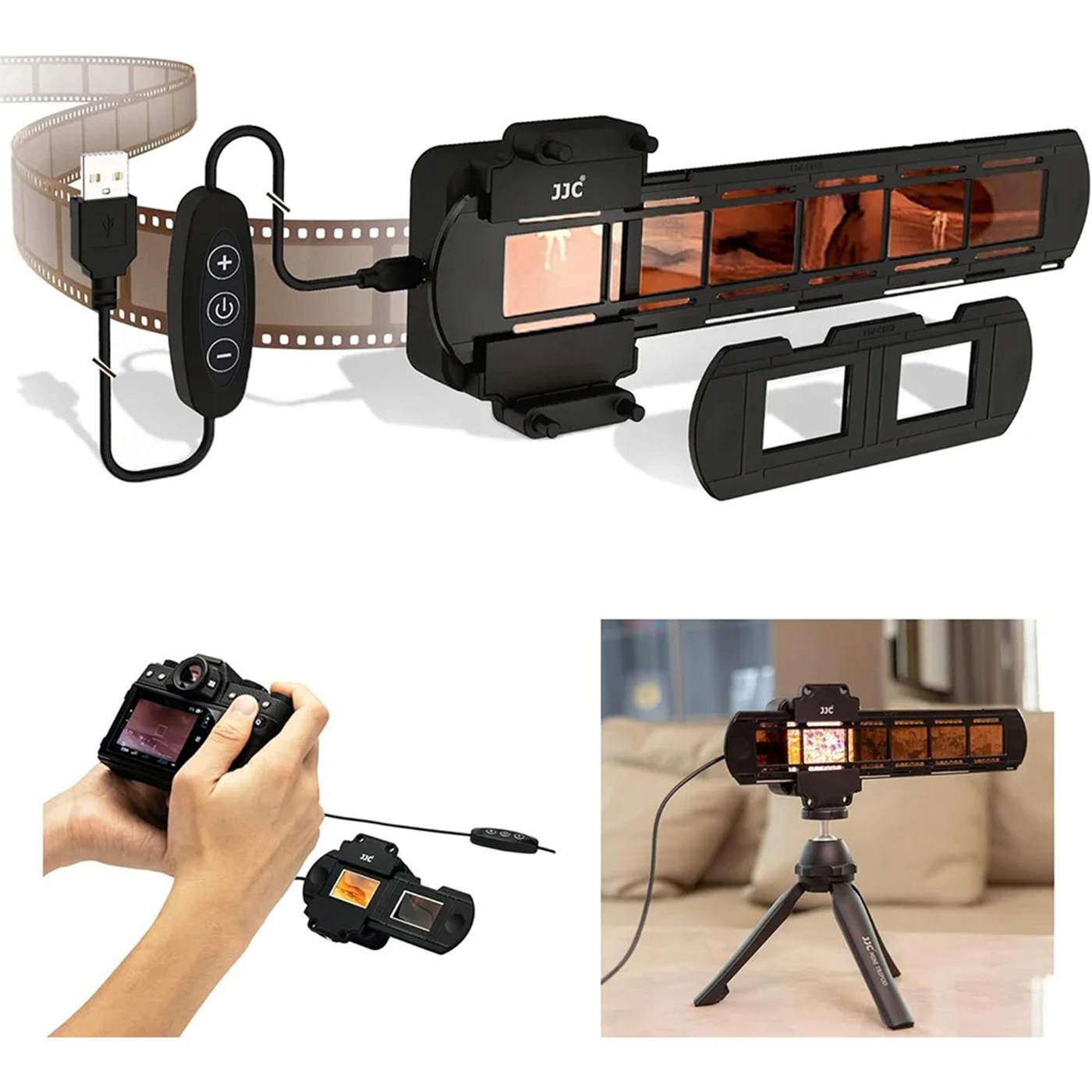 Skener negativů 35 mm Sada Led Cri 95 10 úrovní Stativ