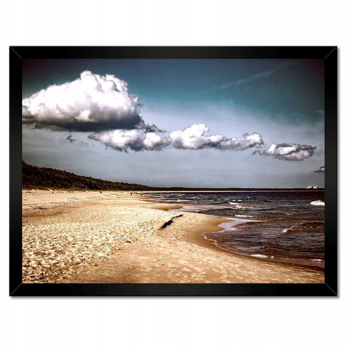 Plakáty v rámu 40x30 Pláž Baltské moře