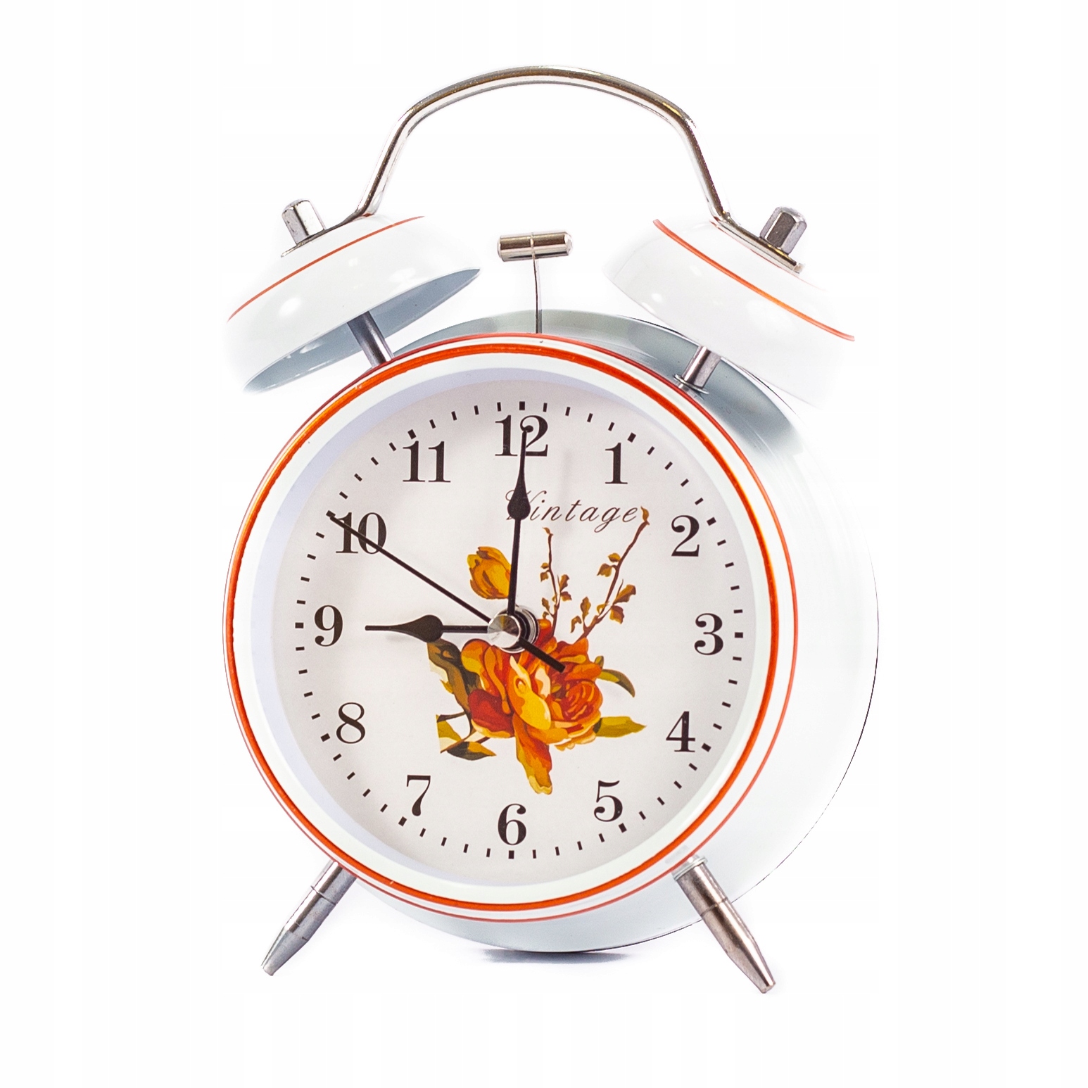 

Biały Budzik Retro Zegar Głośny Alarm Różne