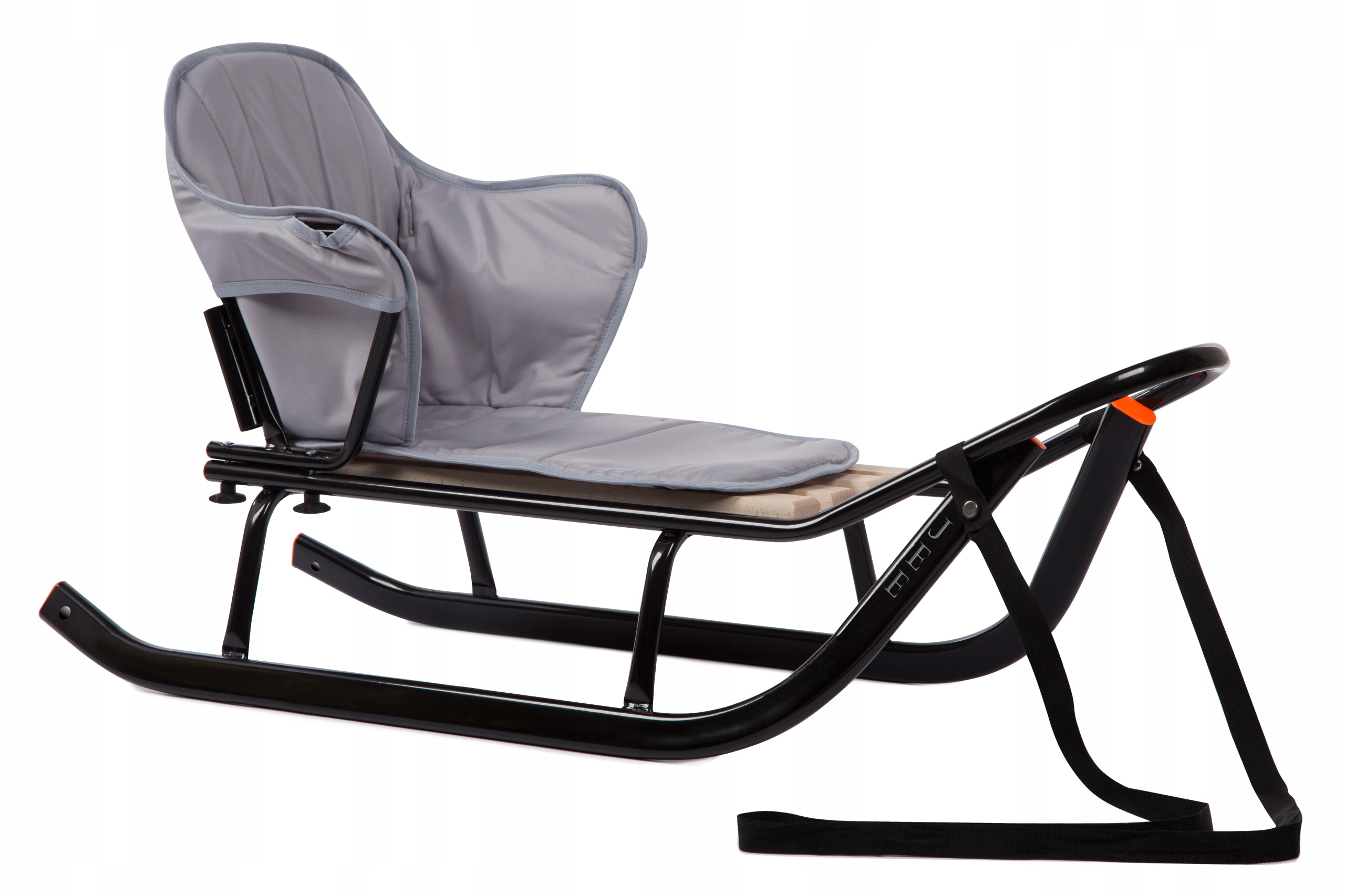 Sanki dla dzieci i dorosłych oparcie materacyk