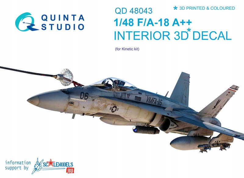 Quinta QD48043 1/48 F/A-18A++ (kinetický)