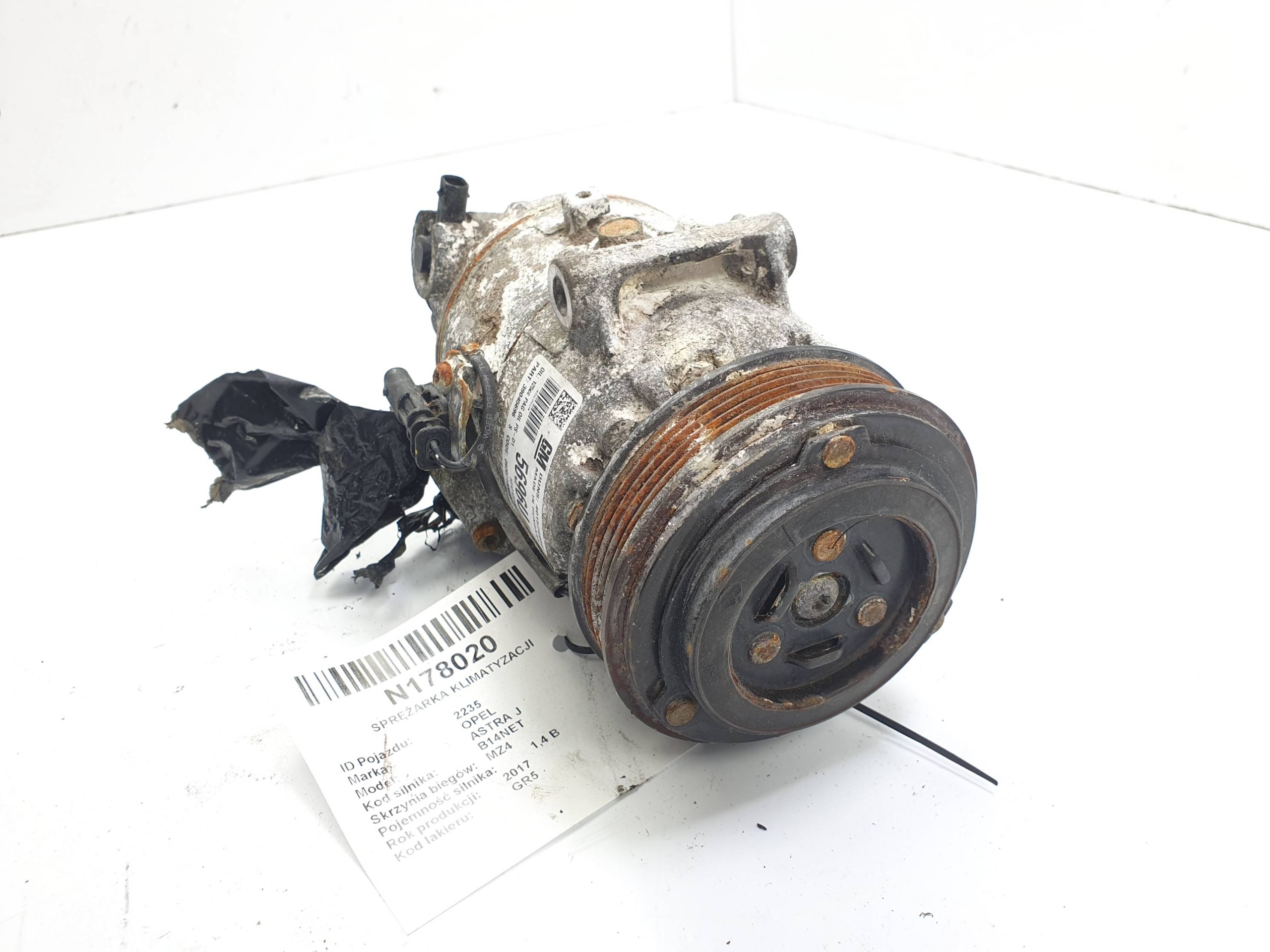 Klimakompressor klimaanlage 39045696 OPEL ASTRA J