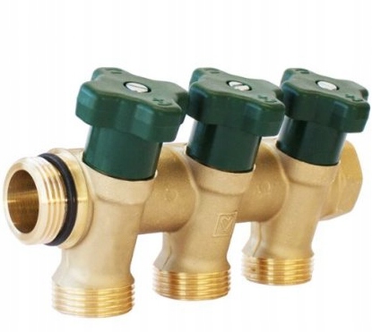 Rozdělovač pitné vody 3 sekce Herz 3/4" PN10