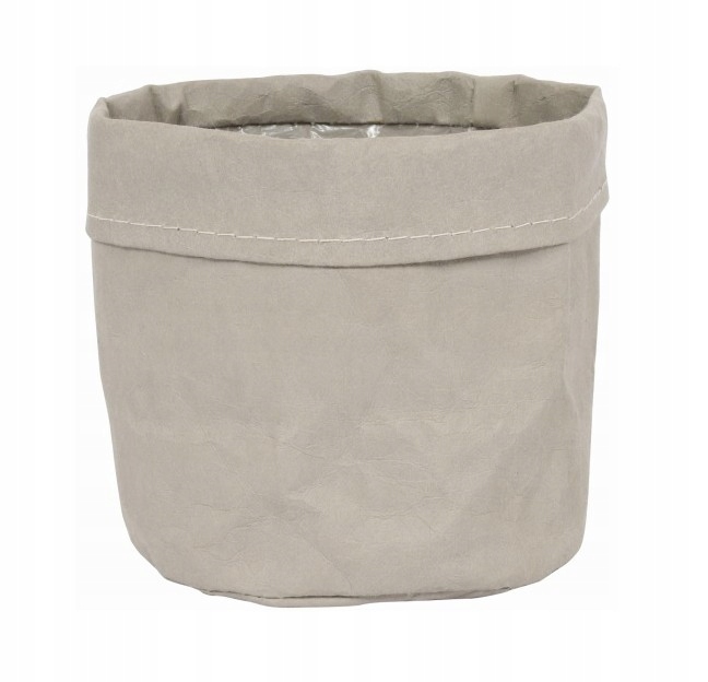 

Osłonka Ø 15 cm Plantbag szara Styl Skandynawski