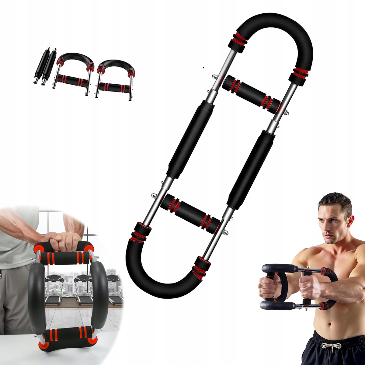 Trener Ramion Wielofunkcyjny W Kształcie Litery U Regulowany 27-45 Kg
