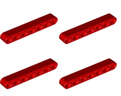 

Lego Technic Liftarm 1x7 32524 czerwony 4 szt