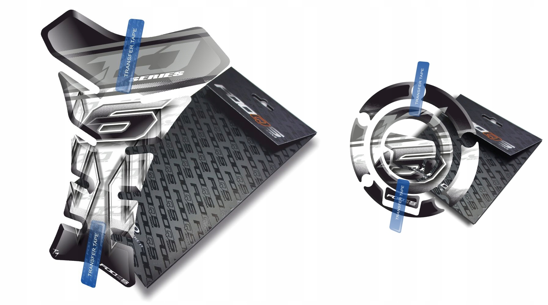 Tank-pad Cap-pad od společnosti Fooqs pro Yamaha XJ-6 Bílý