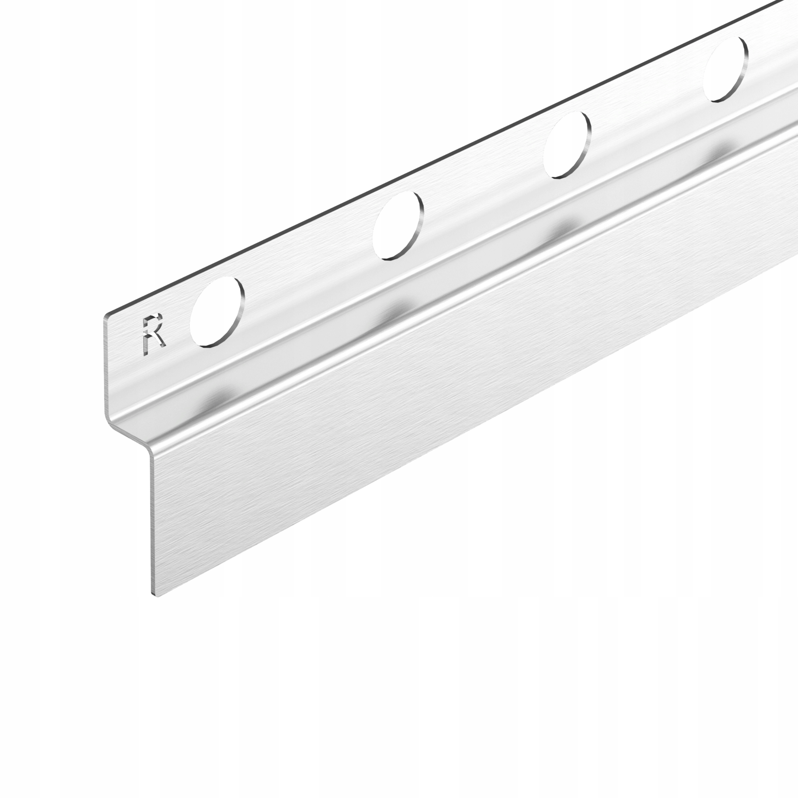 Balneo Spádová Lišta 170 cm Nástěnná Inox Na Sklo