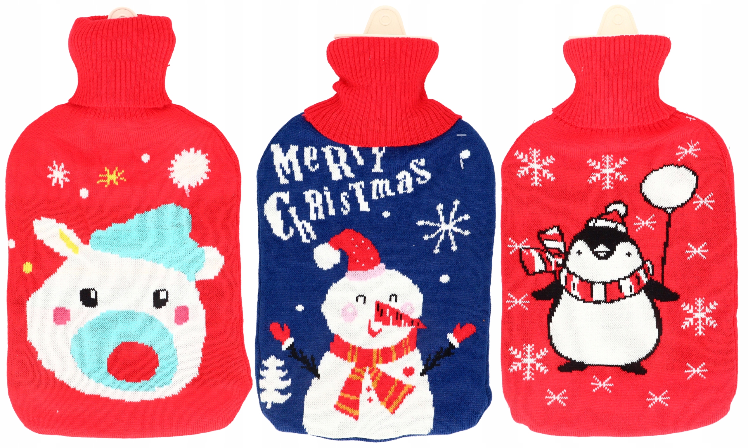 

Termofor Gumowy 2 litry W Sweterku Merry Christmas