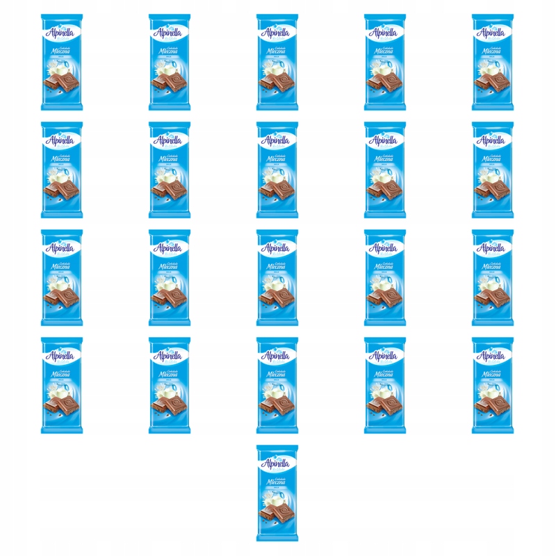 Czekolada Alpinella Mleczna 90g X21