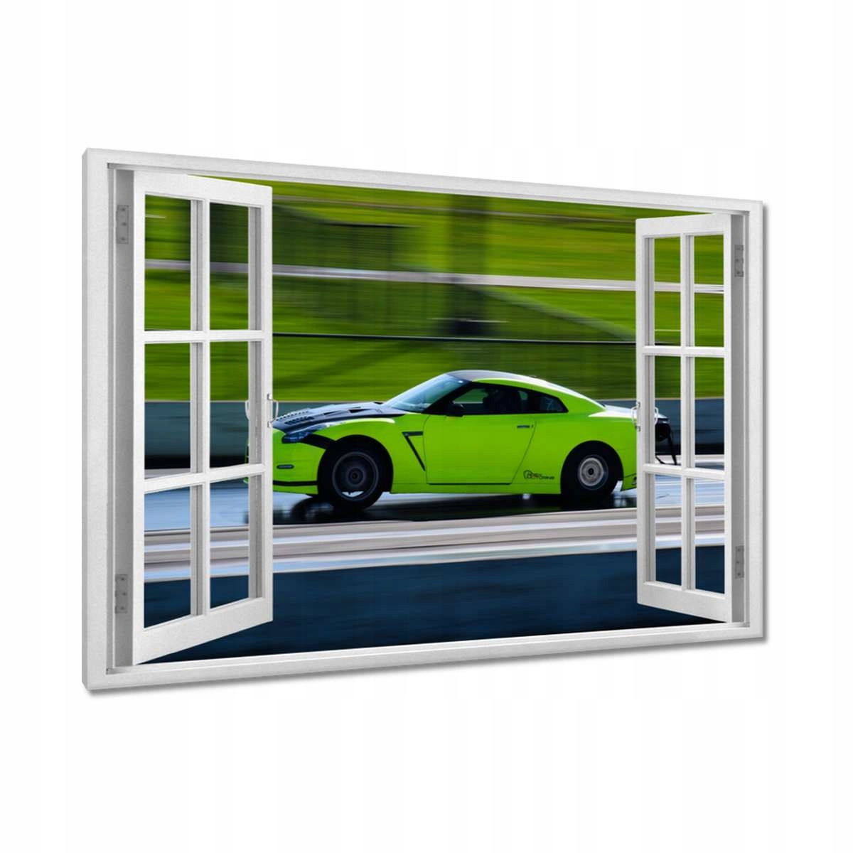 Obrazy 120x80 Zelené sportovní auto
