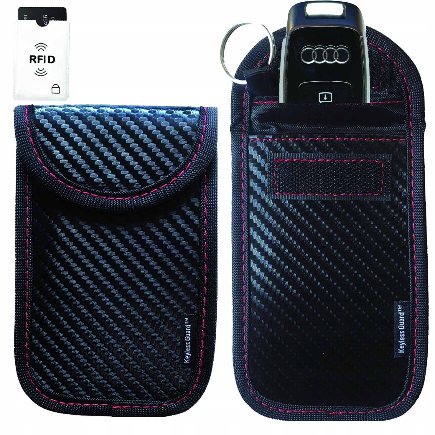 

Etui Pokrowiec Blokada Fal Kluczyk Keyless Carbon