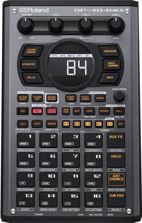 ROLAND SP-404MKII SAMPLER MODUŁ BRZMIENIOWY AKTUALIZACJA V4.04