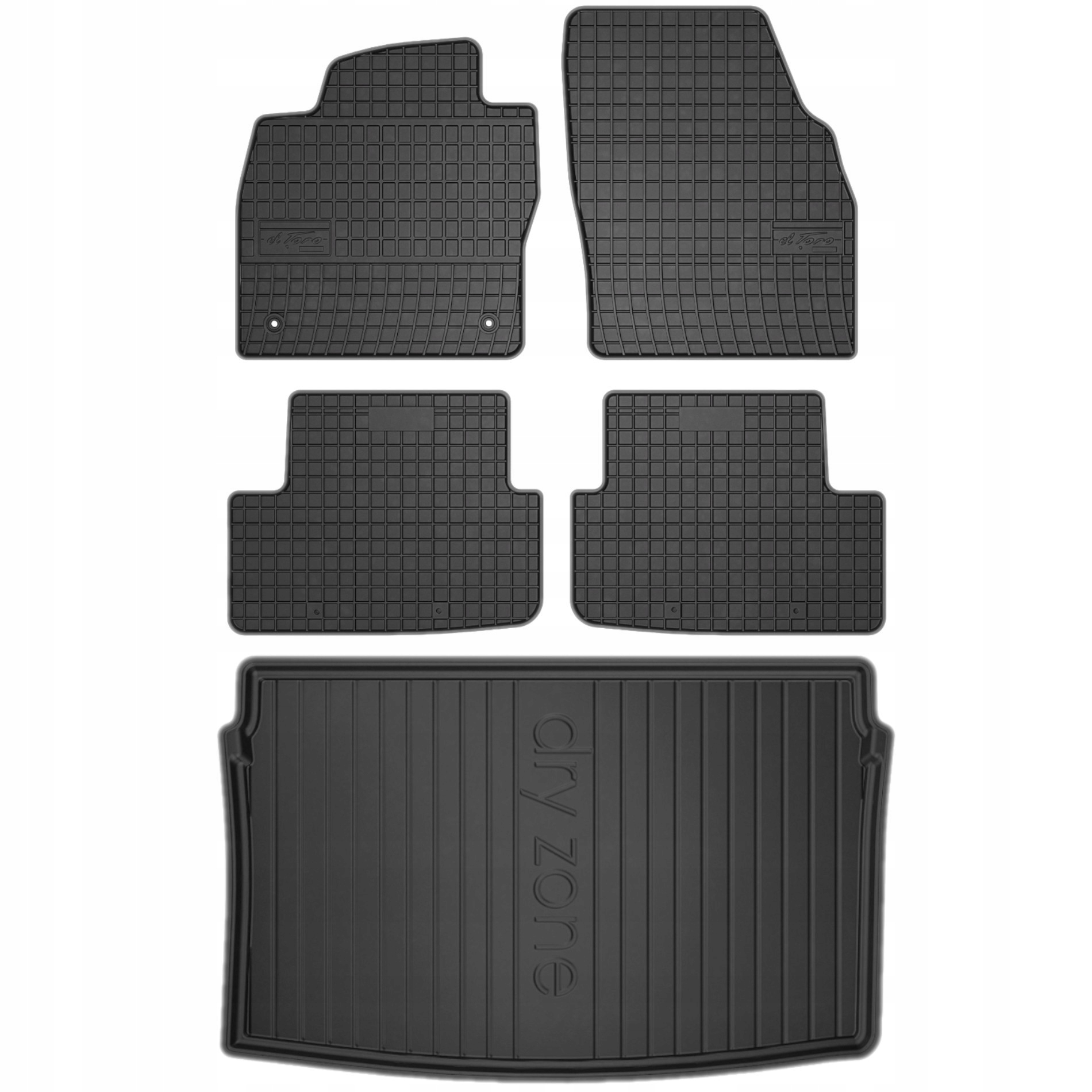 Gumové rohože rohož batožinového priestoru Ibiza V hatchback 17- horná úroveň