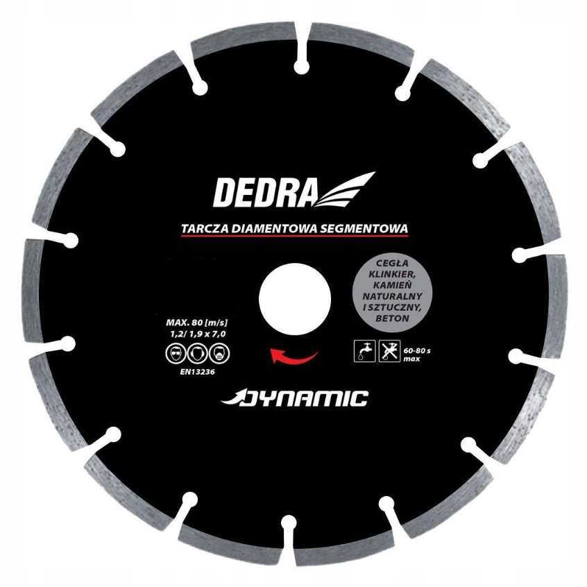 

Dedra HP2113 Tarcza Diamentowa Segmentowa 150/22,2