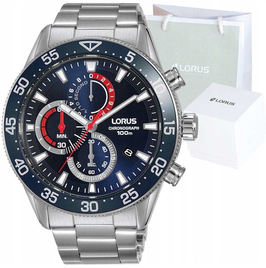 Pánské Hodinky Lorus RM337FX9 Chronograf Krabička