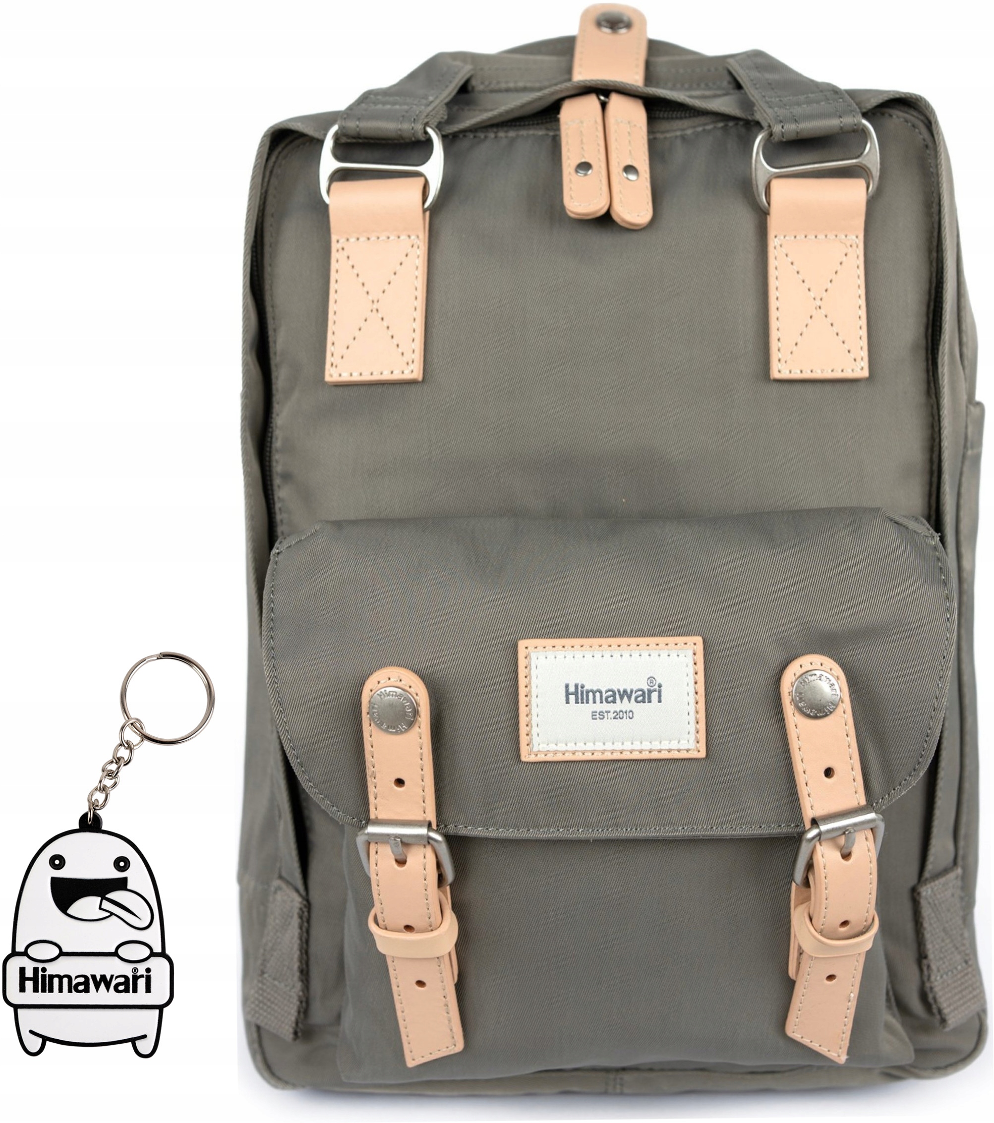 Batoh Himawari Basic S lehký univerzální batoh na notebook, šedý