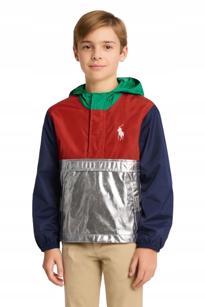 Polo Ralph Lauren Dziecięca Kurtka Na Zamek Z Logo 152 W_a
