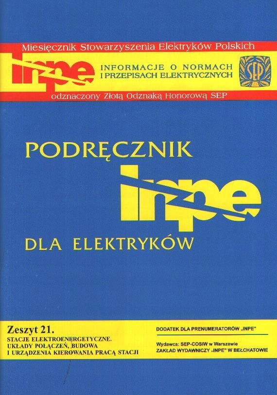 Inpe 21Stacje elektroenergetyczne. Układy połączeń, budow