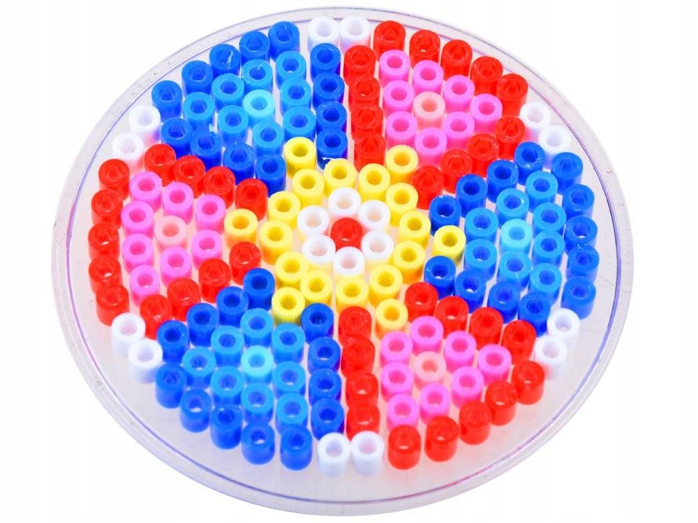 Koraliki do Prasowania dla Dzieci IRON BEADS Zestaw 6000 Koralików Szablony Płeć chłopcy dziewczynki