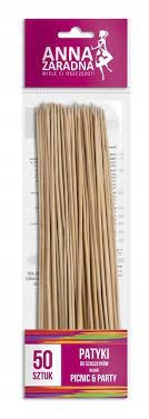

Patyczki do szaszłyków Anna Zaradna 20 cm 50 szt.