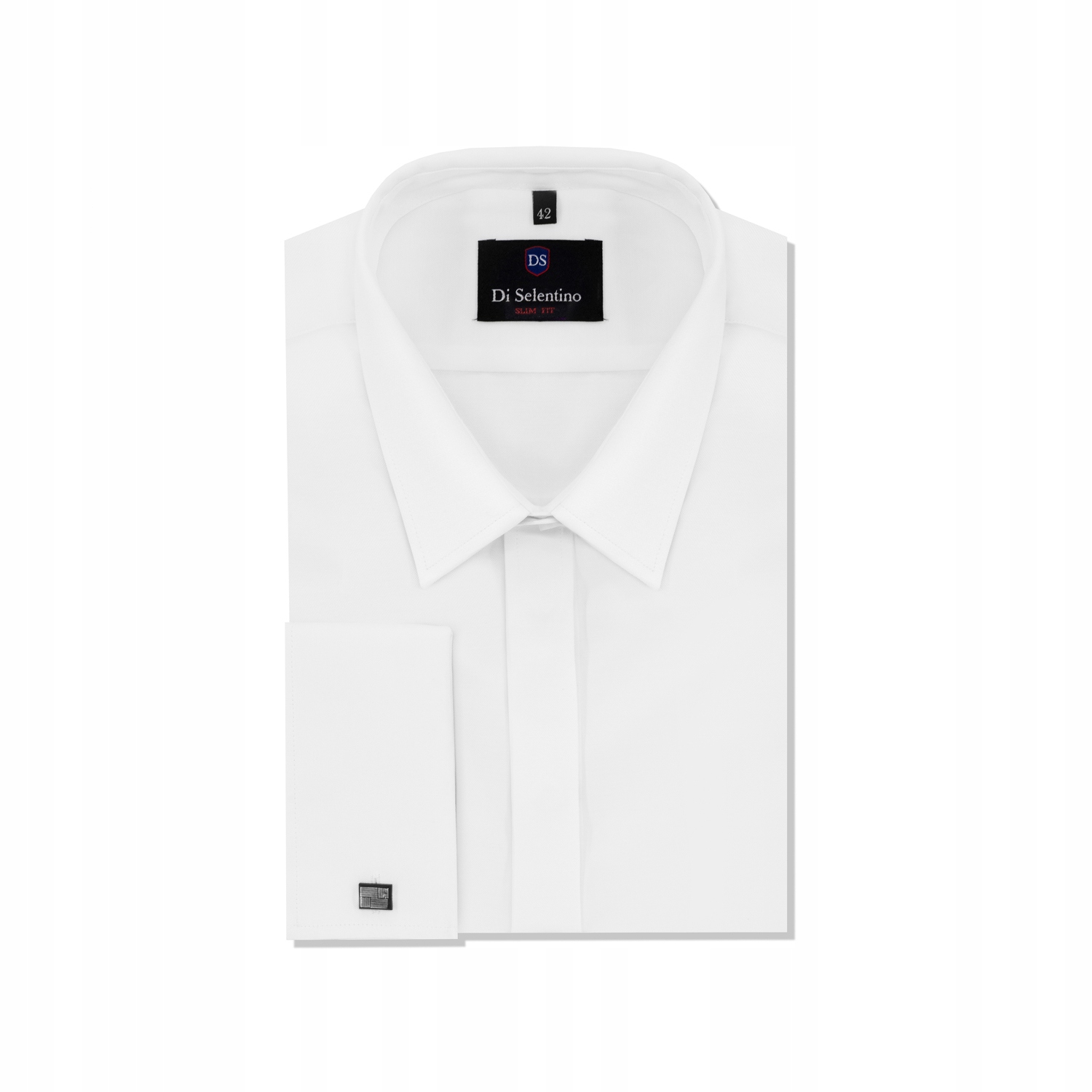 

Koszula męska elegancka pod muchę na spinkę 46