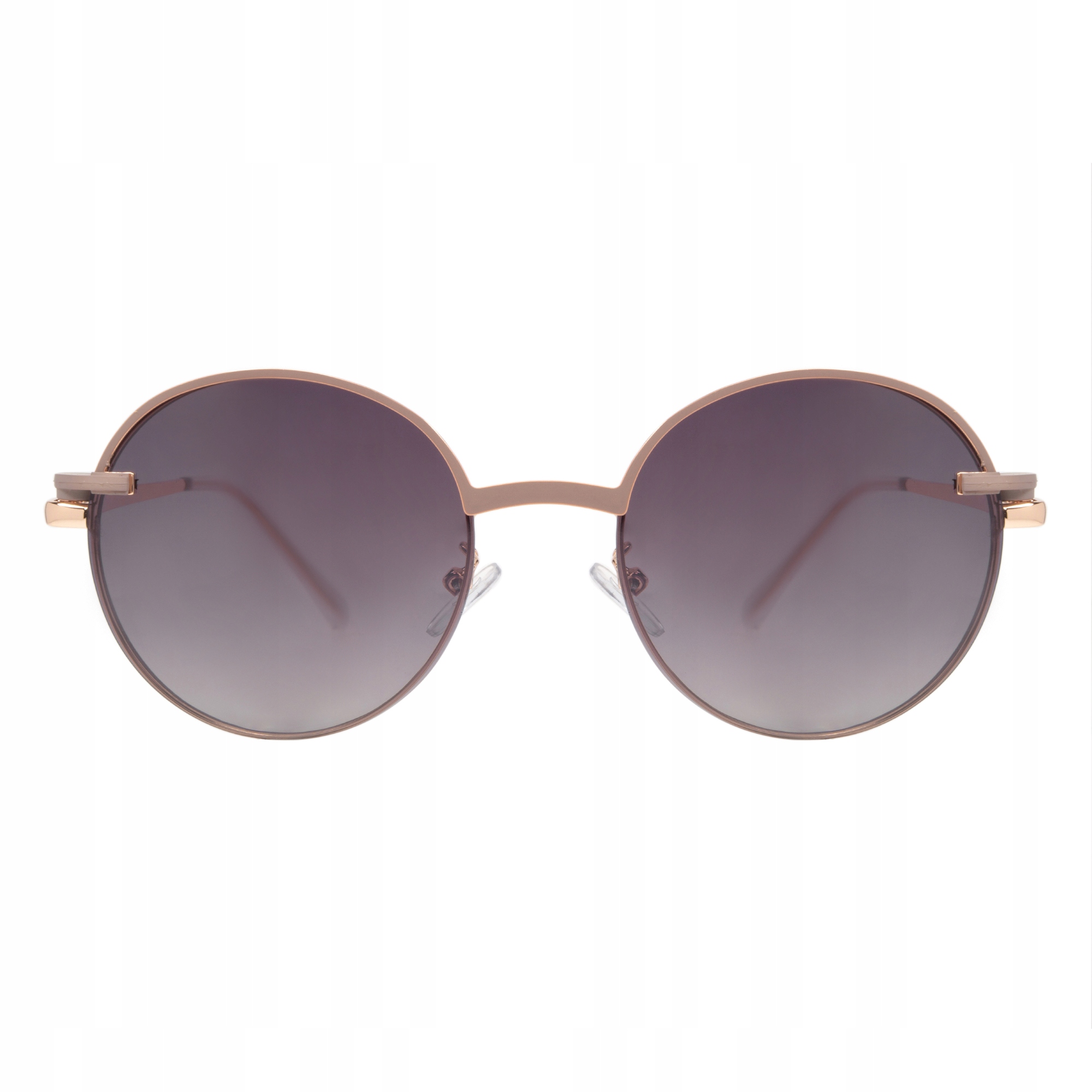 OKULARY OKRĄGŁE ZERÓWKI NAKŁADKA PRZECIWSŁONECZNA Fason lenonki