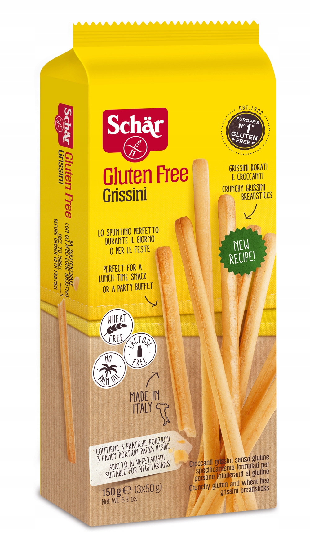 Levně 3x Schar Grissini – tyčinky Bez Lepku 150 g