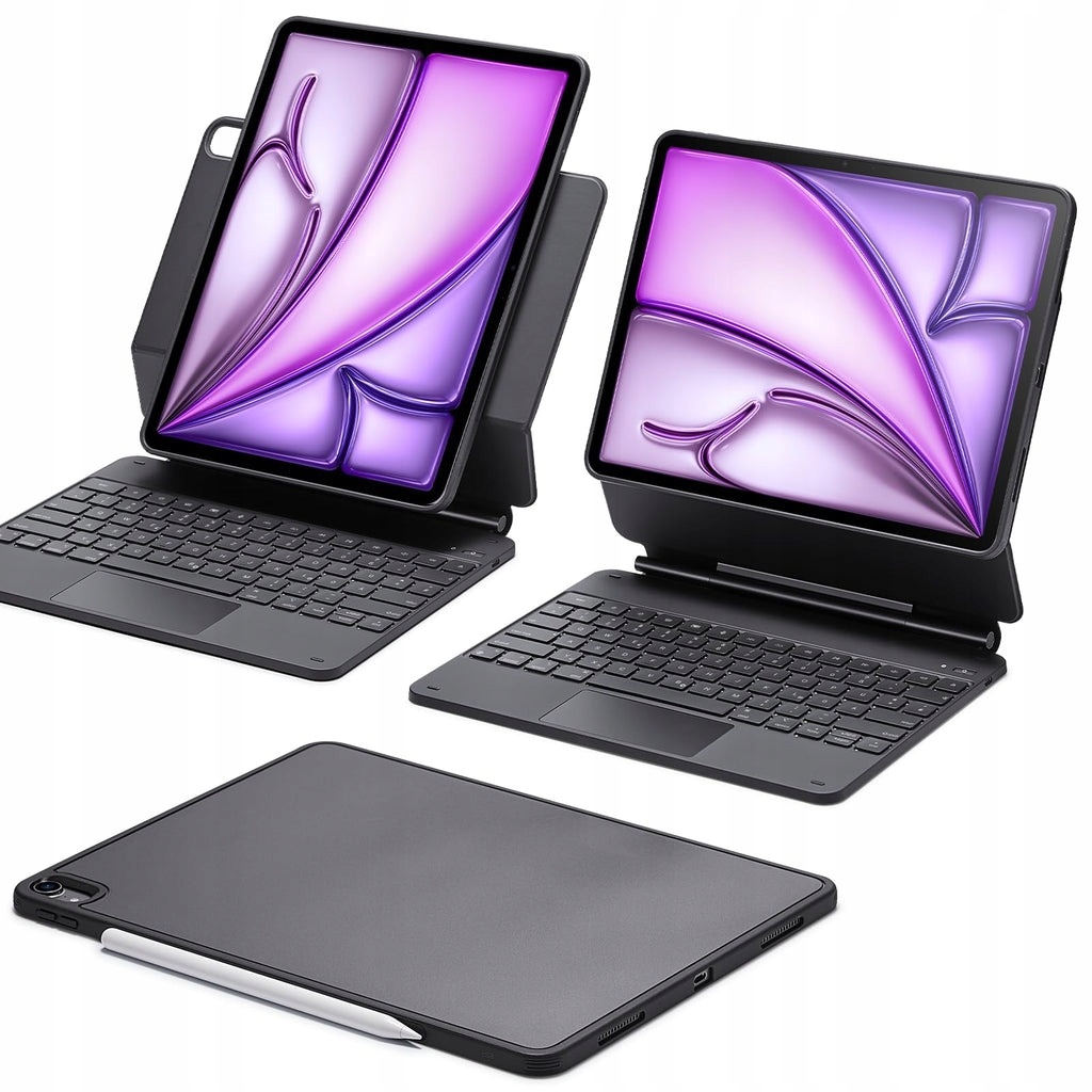 Puzdro s klávesnicou Esr 6B024 pre iPad Air 13 M2 2024 čierne Qwertz