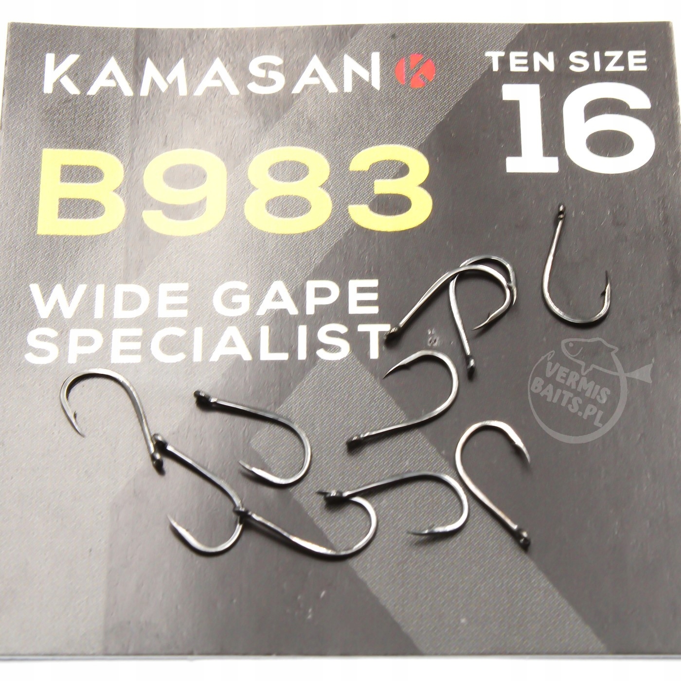 Haczyki Kamasan B983 Barbed Eyed roz. 16
